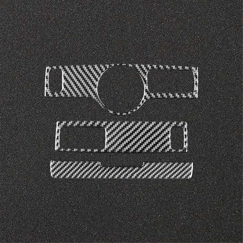 for Golf 4 MK4 1999-2004 Soft Carbon Fiber Car Roof Reading Light Panel Frame Cover Trim Accessories
