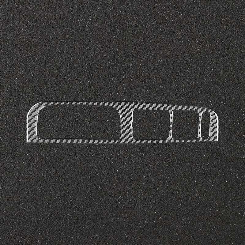 for Golf 4 MK4 1999-2004 LHD Soft Carbon Fiber Car Door Window Lift Switch Button Frame Cover Trim A