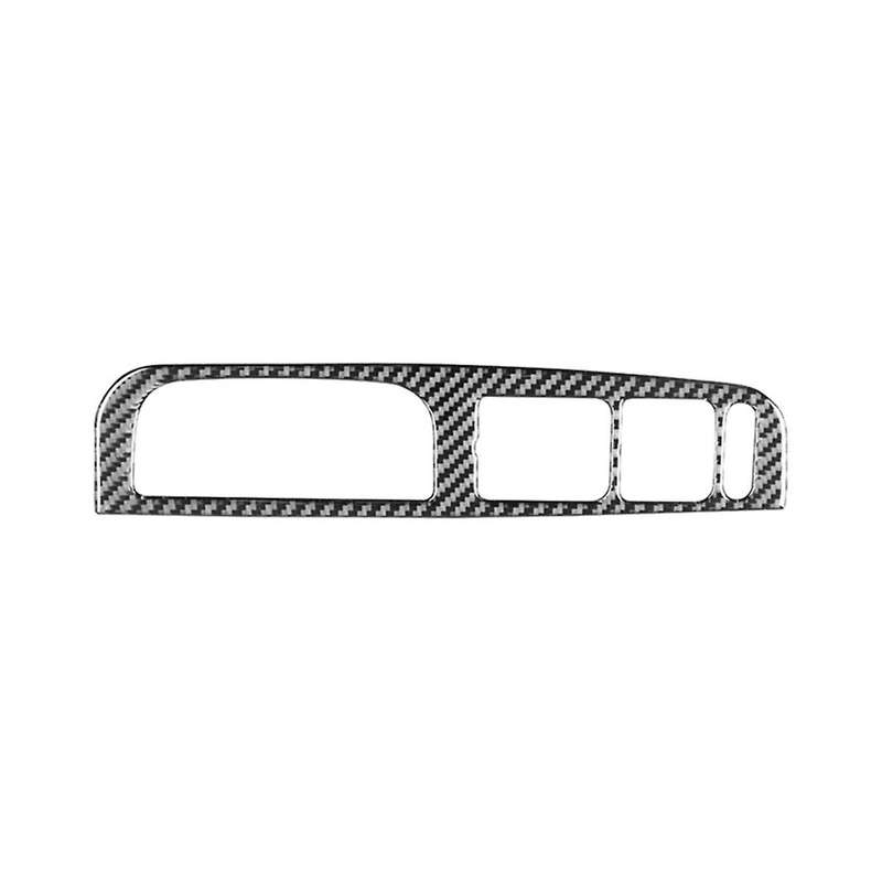 for Golf 4 MK4 1999-2004 LHD Soft Carbon Fiber Car Door Window Lift Switch Button Frame Cover Trim A