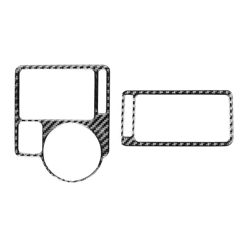 for Golf 4 MK4 1999-2004 LHD Soft Carbon Fiber Car Dashboard Side Air Condition Outlet Vent Cover Tr