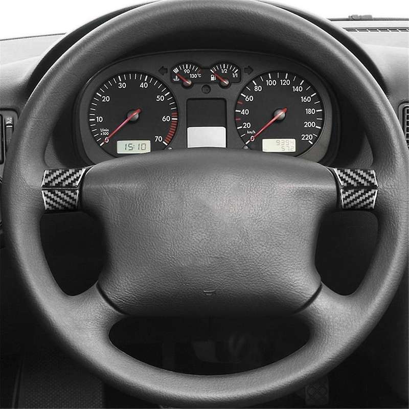 for Golf 4 MK4 1999-2004 Soft Carbon Fiber Car Steering Wheel Cover Trim Decorate Sticker Accessorie