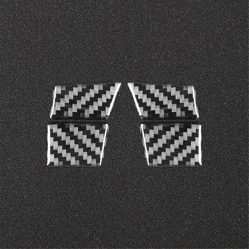 for Golf 4 MK4 1999-2004 Soft Carbon Fiber Car Steering Wheel Cover Trim Decorate Sticker Accessorie