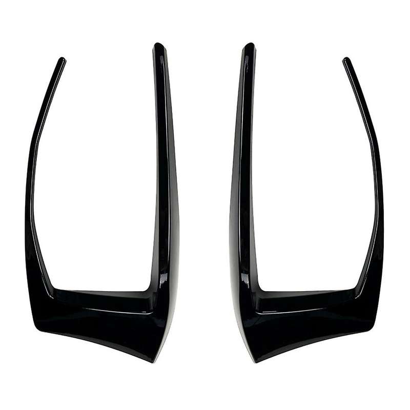 for -golf 7 Mk7 Gtd 2012-2015 Rear Bumper Splitter Canard Fog Lamp Light Side Trim Cover Bright Bla