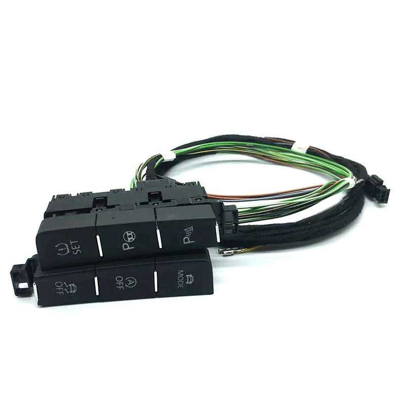 for Golf 7 MK7 OPS Parking Assist TPMS Tire Pressure Monitoring Switch Button Cable 5GG927137E