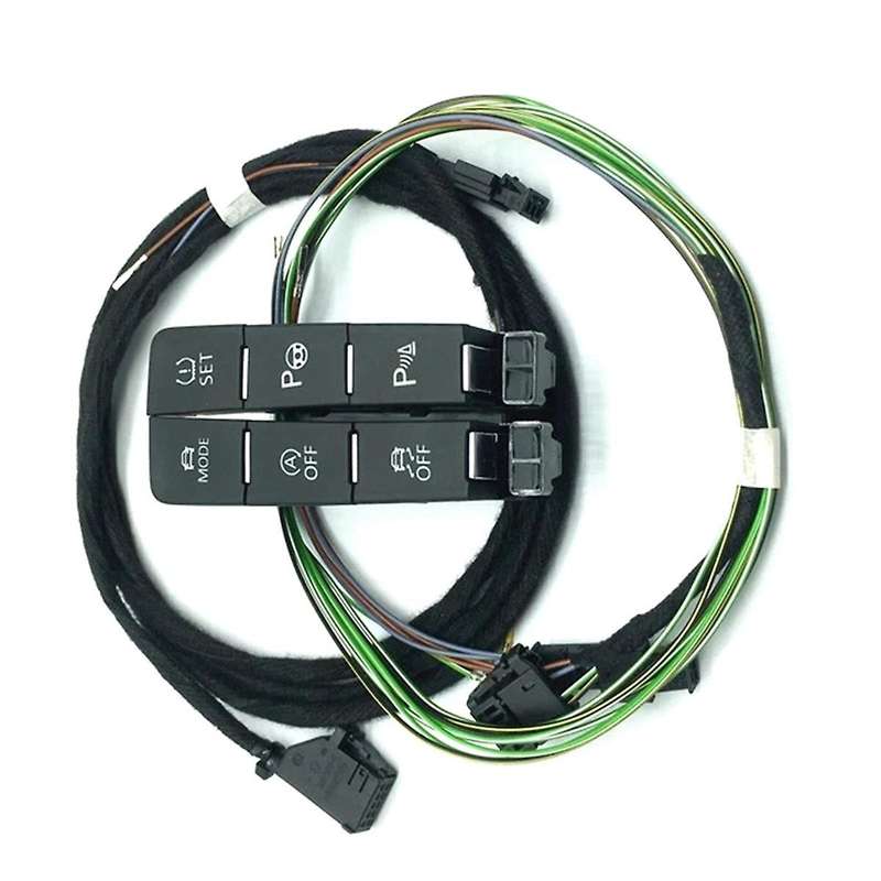 for Golf 7 MK7 OPS Parking Assist TPMS Tire Pressure Monitoring Switch Button Cable 5GG927137E