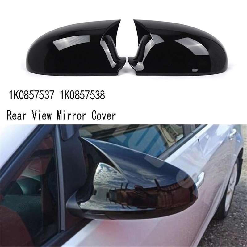 for GOLF MK5 2005-2009 Door Wing Mirror Cover Caps 1K0857537 1K0857538 Rear View Mirror Cover
