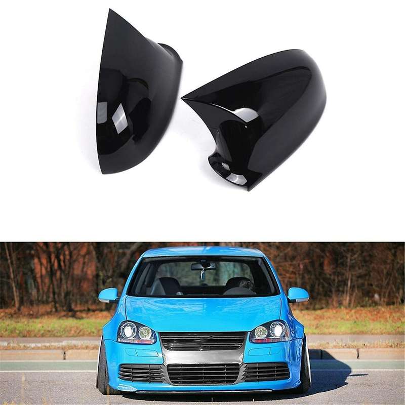 for GOLF MK5 2005-2009 Door Wing Mirror Cover Caps 1K0857537 1K0857538 Rear View Mirror Cover