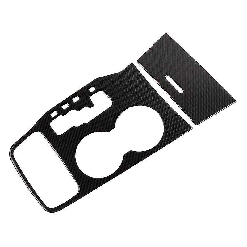 for Grand 2011 2012 2013 Interior Accessories Real Carbon Fiber Center Console Cup Holder Cover Trim