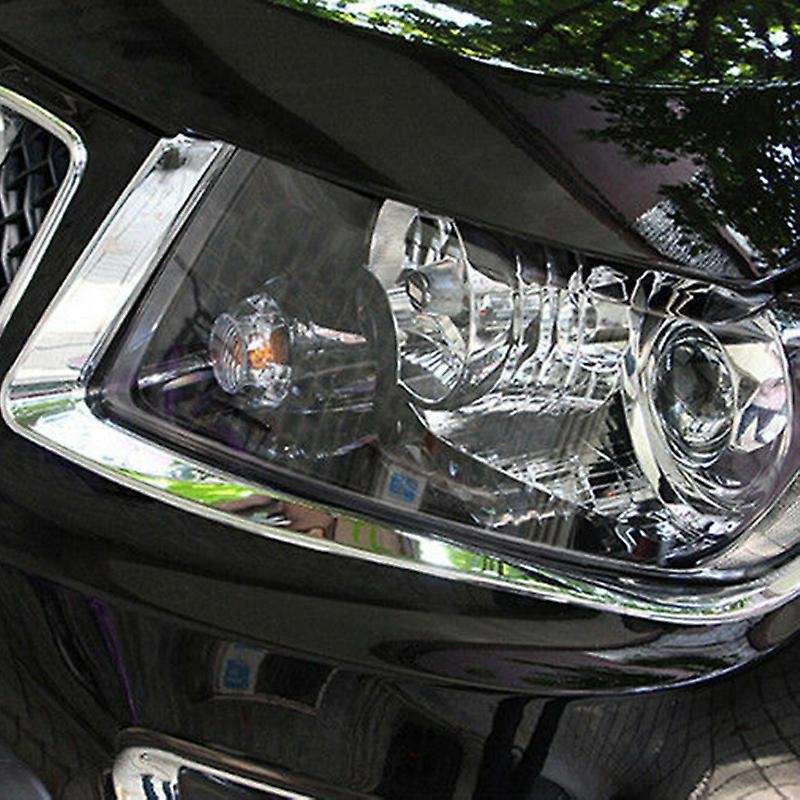 for Grand 2014-2016 Chrome Front Headlight Lamp Eyelid Cover Trim Strip Decoration