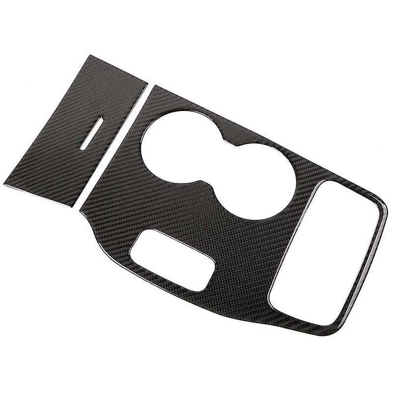 for Grand 2014 2015 Carbon Fiber Center Console Cup Holder Cover Trim Interior Accessories