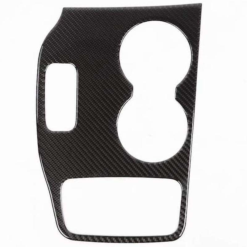 for Grand 2014 2015 Carbon Fiber Center Console Cup Holder Cover Trim Interior Accessories