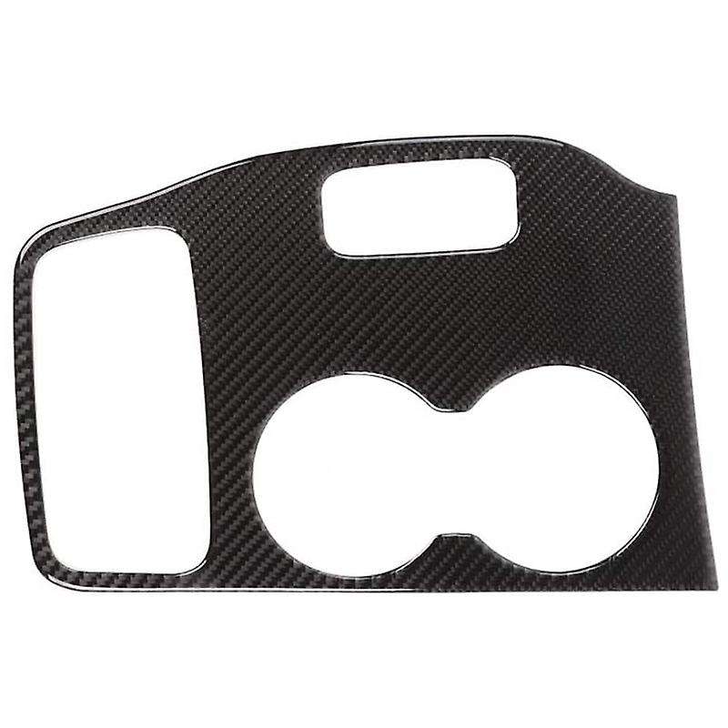 for Grand 2014 2015 Carbon Fiber Center Console Cup Holder Cover Trim Interior Accessories