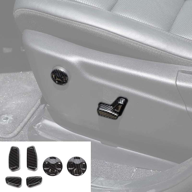 for Grand 2011-2020 Seat Adjustment Button Switch Cover Trim for 2014-2020 Accessories, 6PCS