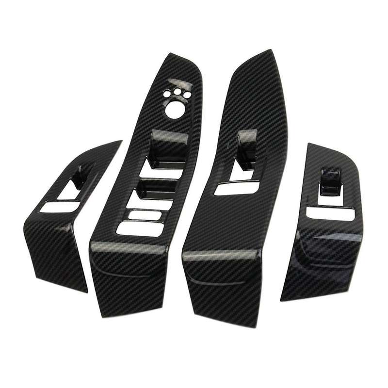 for Grand 2021 2022 Lhd Car Window Lift Switch Panel Cover Trim Interior Accessories Abs Carbon Fib