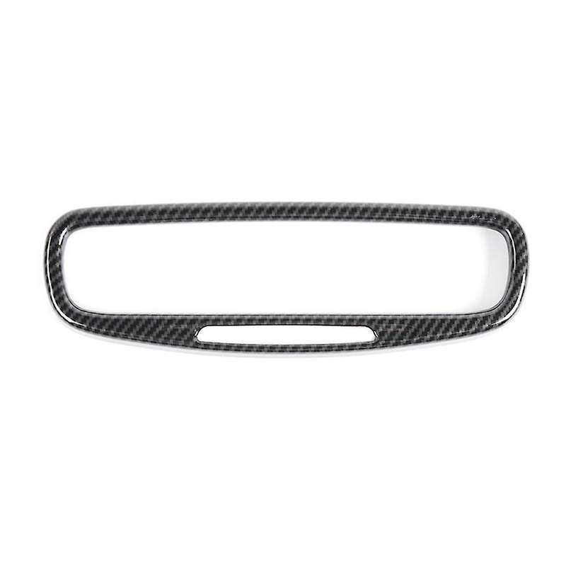 for Grand 2017-2021 Interior Rearview Mirror Decorative Frame Trim Cover Stickers Accessories,Carbon