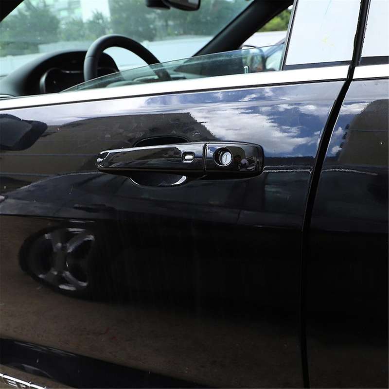 for Grand 2014-2020 Car Rearview Mirror Cover Trim + Tail Light Lamp Cover + Exterior Door Handle Tr