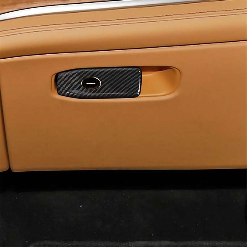 for Grand 2021 2022 Car Glove Box Handle Switch Cover Trim Interior Accessories ABS Carbon Fiber