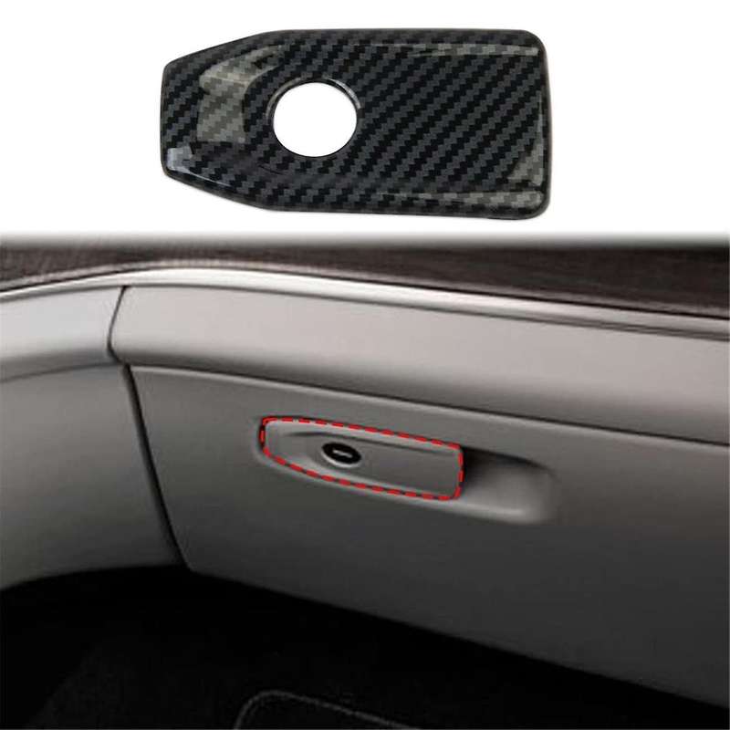 for Grand 2021 2022 Car Glove Box Handle Switch Cover Trim Interior Accessories ABS Carbon Fiber