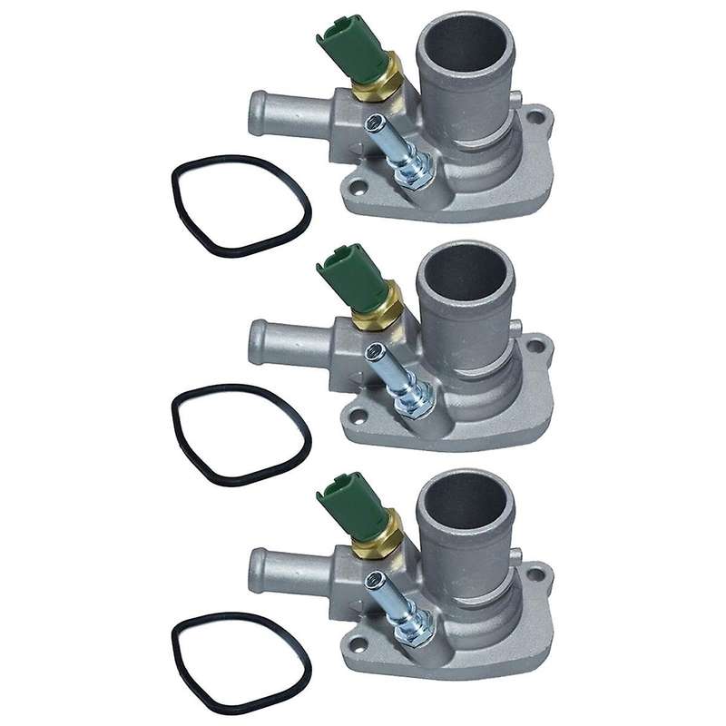 for Grande Punto Engine Coolant Thermostat Car Thermostat 55202176 55194029, 3pcs