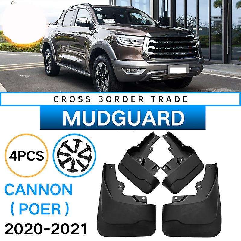 for Great Wall Cannon Poer Ute 22020 021 2022 Car Mud Flaps Splash Guard Mudguard Mudflaps Fender E