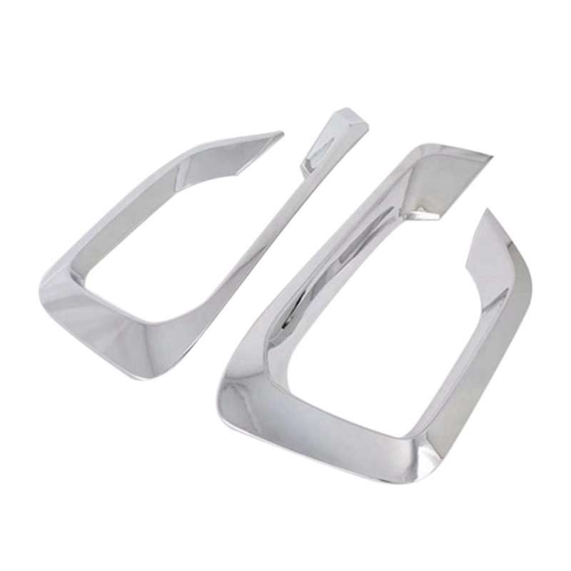 for Grand Starex H-1 I800 2018-2020 Chrome Front Fog Light Lamp Cover Trim Foglight Bezel Decoration