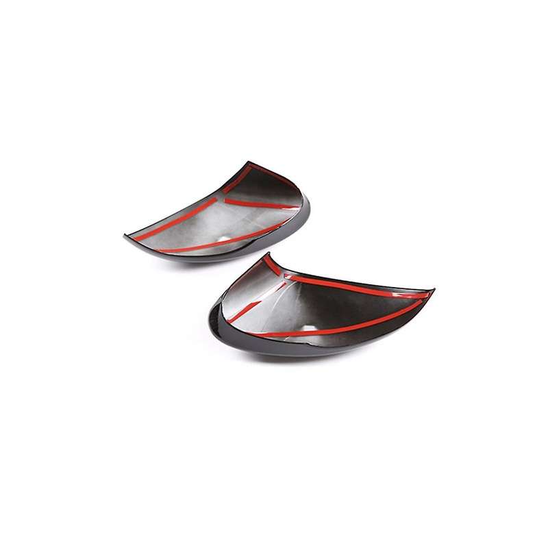for Grecale 2022 2023 Car Rearview Cover Side Mirror Trim Decorate Sticker Accessorie(abs Black)