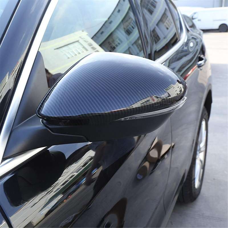 for Grecale 2022 2023 Car Rearview Cover Side Mirror Trim Decorate Sticker Accessorie(ABS Carbon Fi