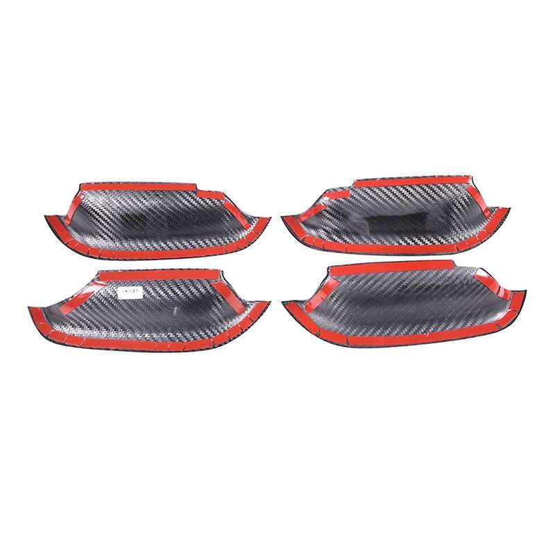 for Grecale 2022 2023 Dry Carbon Fiber Car Exterior Door Handle Bowl Cover Decorative Trim Sticker A