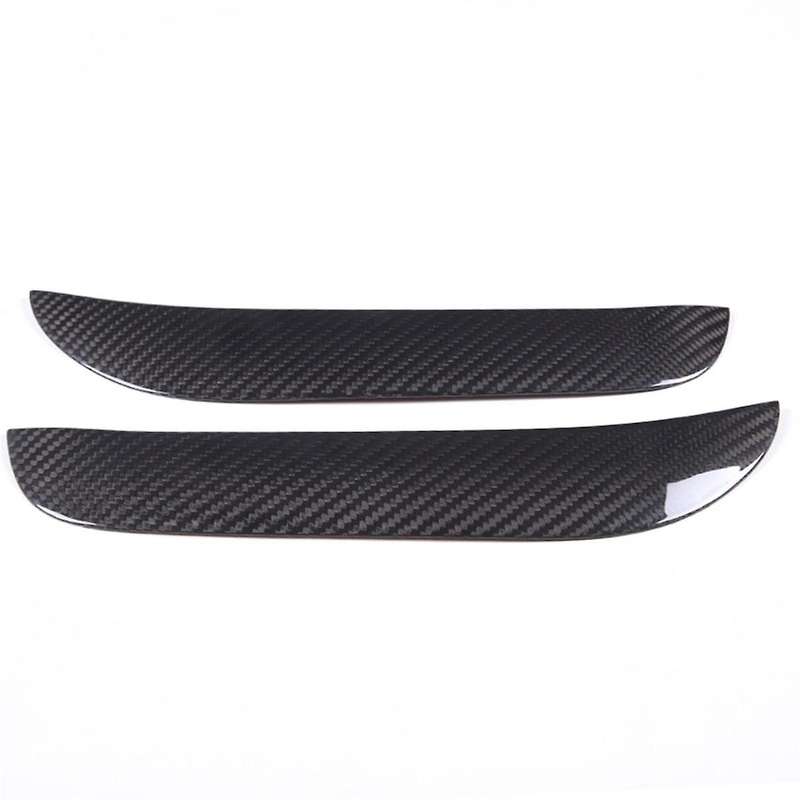 for Grecale 2022 2023 Dry Carbon Fiber Car Front Bumper Fog Lamp Cover Decoration Trim Stickers Acc