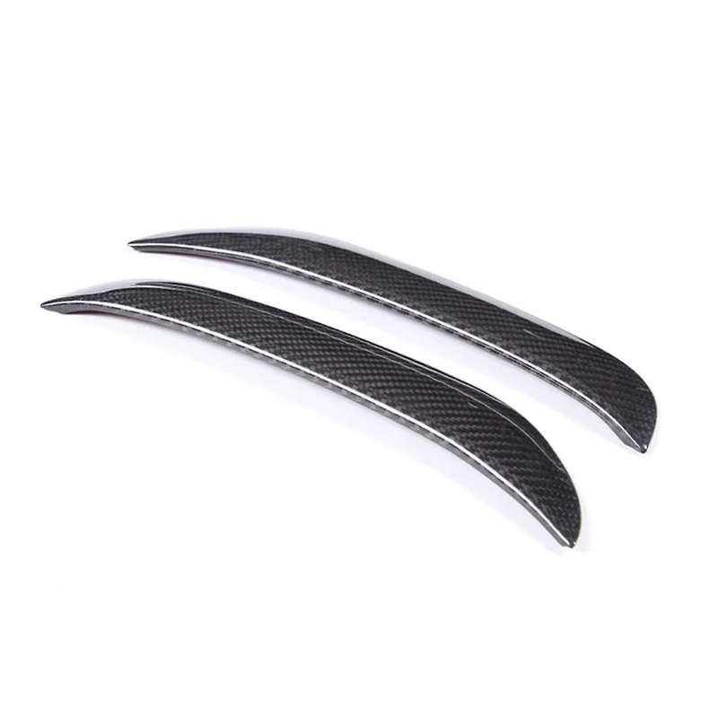 for Grecale 2022 2023 Dry Carbon Fiber Car Front Bumper Fog Lamp Cover Decoration Trim Stickers Acc