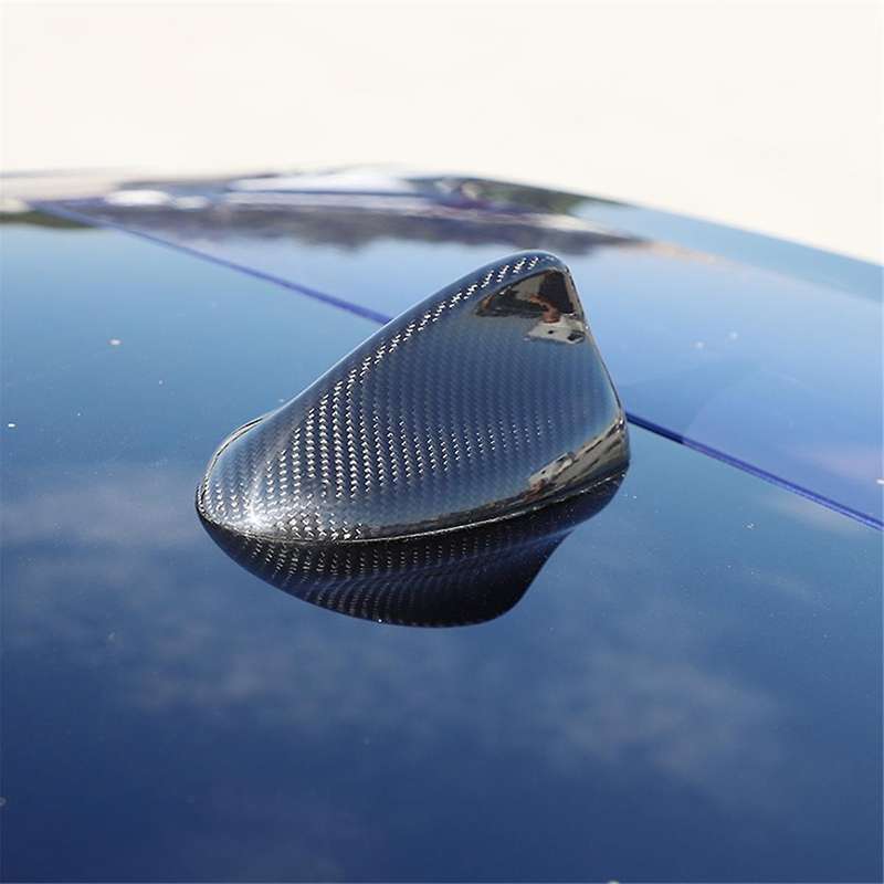 for Grecale 2022 2023 Dry Carbon Fiber Car Fin Antenna Cover Trim Decorative Exterior Accessories