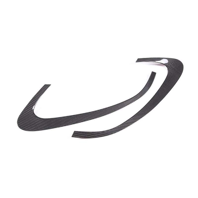 for Grecale 2022 2023 Dry Carbon Fiber Car Headlight Lamp Eyebrow Cover Trim Sticker Accessories