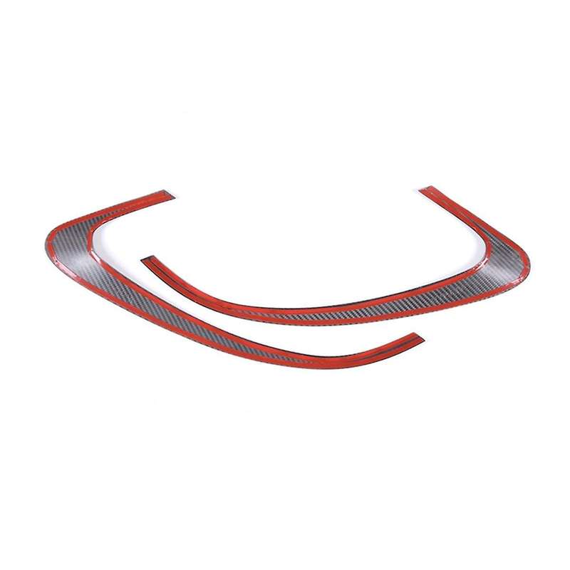for Grecale 2022 2023 Dry Carbon Fiber Car Headlight Lamp Eyebrow Cover Trim Sticker Accessories
