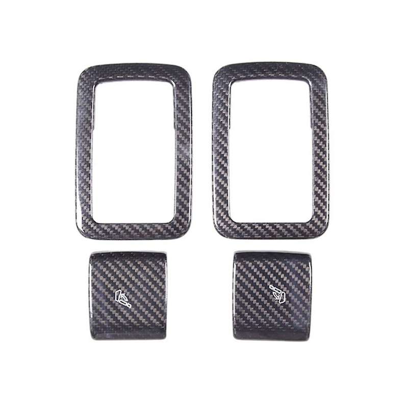for Grecale 2022 2023 Dry Carbon Fiber Car Rear Seat Adjustment Switch Frame Cover Trim Decorative A