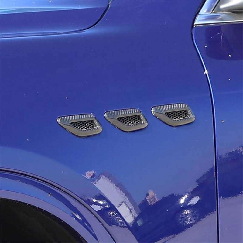for Grecale 2022 2023 Dry Carbon Fiber Car Side Air Outlet Vent Cover Trim Accessories