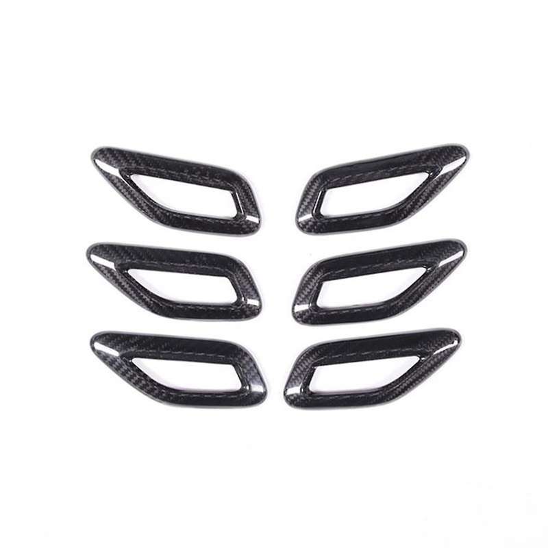 for Grecale 2022 2023 Dry Carbon Fiber Car Side Air Outlet Vent Cover Trim Accessories