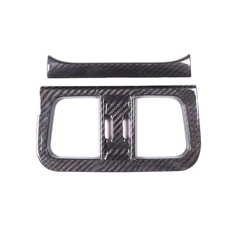 for Grecale 2022 2023 Dry Carbon Fiber Car Rear Air Outlet Vent Frame Cover Trim Sticker Accessories