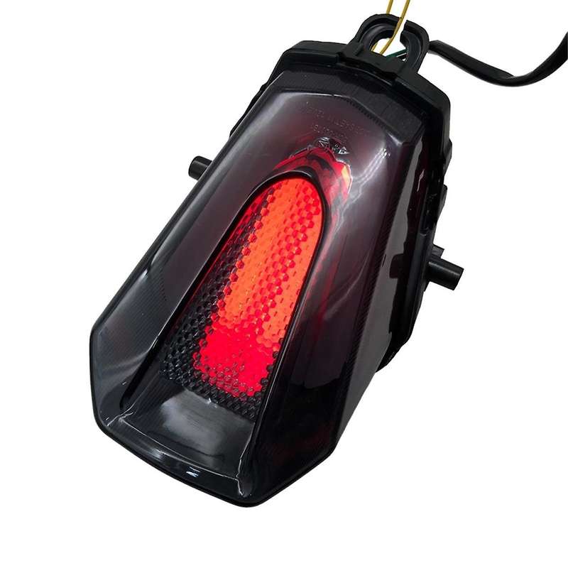 for GSX-R1000 GSXR1000 2017-2021 Rear Tail Light Brake Turn Signals Integrated LED Light - Black