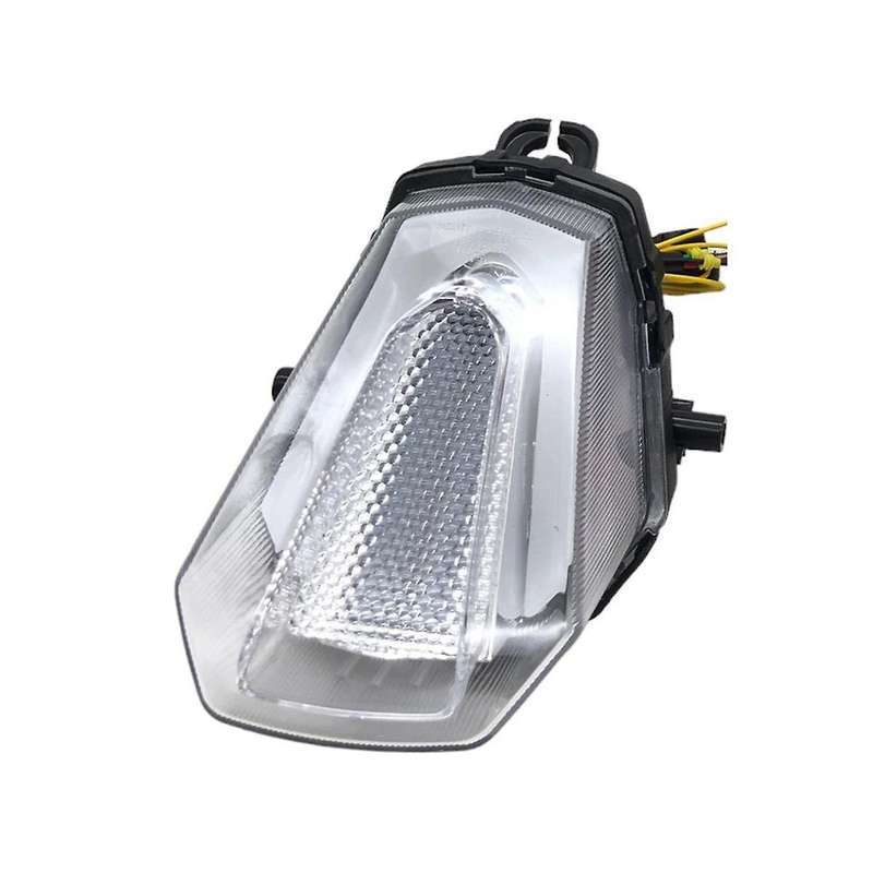for GSX-R1000 GSXR1000 2017-2021 Rear Tail Light Brake Turn Signals Integrated LED Light - White