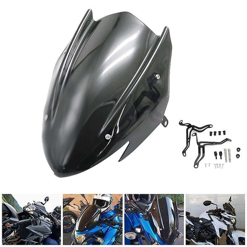 for GSX-S750 GSXS750 GSX-S GSXS 750 2017 2018 2019 Black Color Windscreen Windshield Shield Screen w