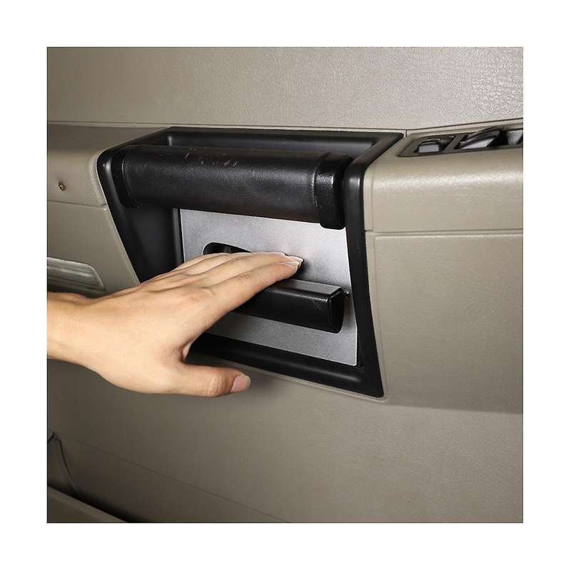 for H2 2003-2007 Inner Door Handle Bowl Panel Cover Trim Sticker Accessories ,aluminum Alloy Silver