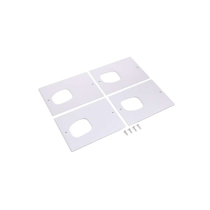 for H2 2003-2007 Inner Door Handle Bowl Panel Cover Trim Sticker Accessories ,aluminum Alloy Silver