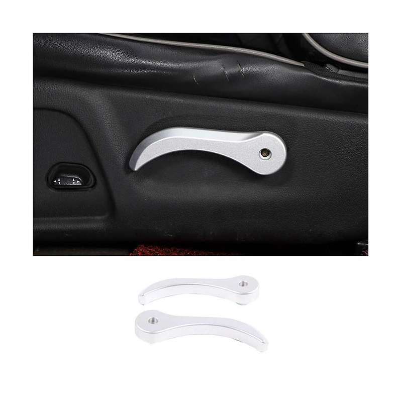for H3 2005-2009 Aluminum Alloy Car Front Seat Back Adjustment Cover Decorative Accessories