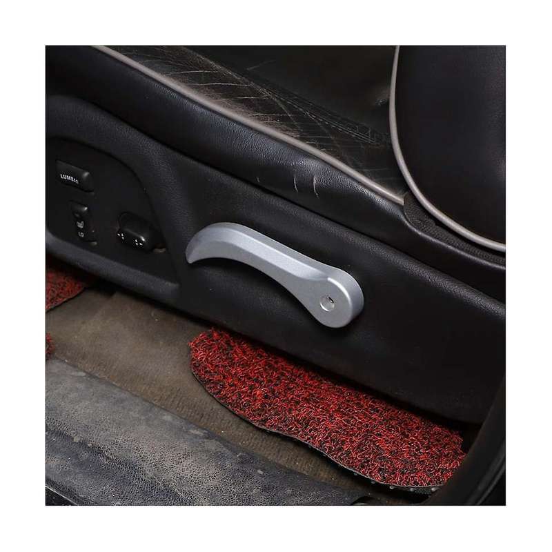 for H3 2005-2009 Aluminum Alloy Car Front Seat Back Adjustment Cover Decorative Accessories