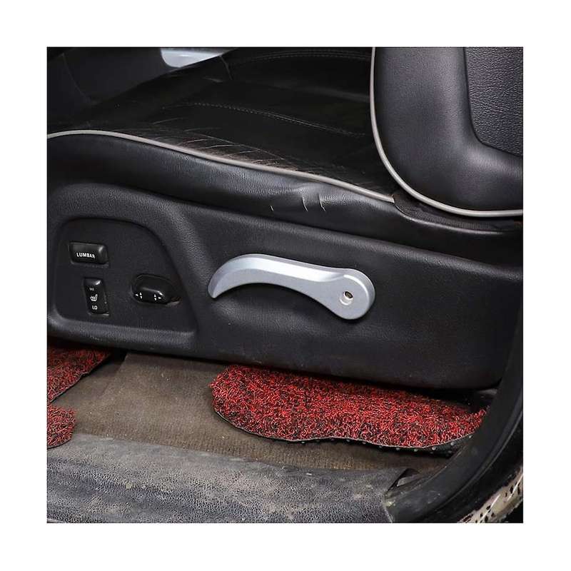 for H3 2005-2009 Aluminum Alloy Car Front Seat Back Adjustment Cover Decorative Accessories