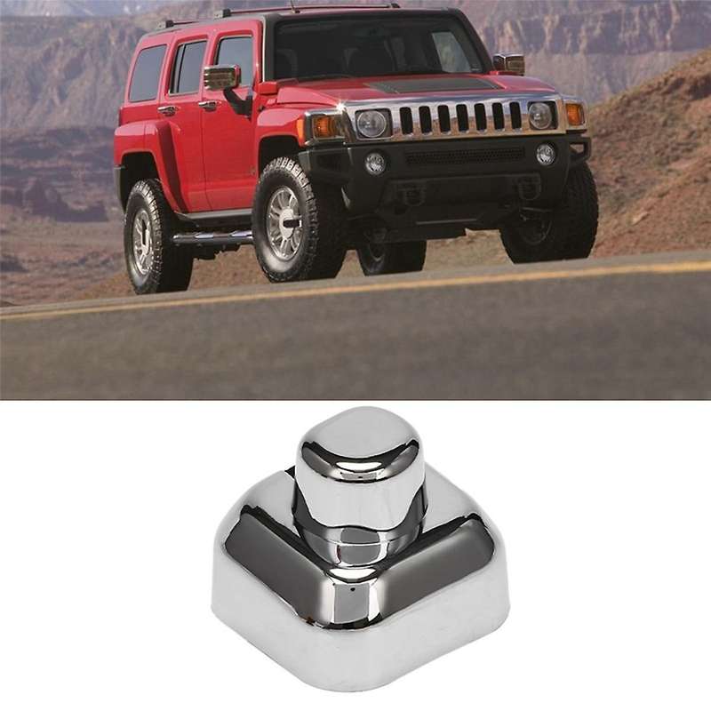 for H3 Sport 2005-2010 Car Antenna Base Bezel Decorative Cover Chrome Moulding Trim