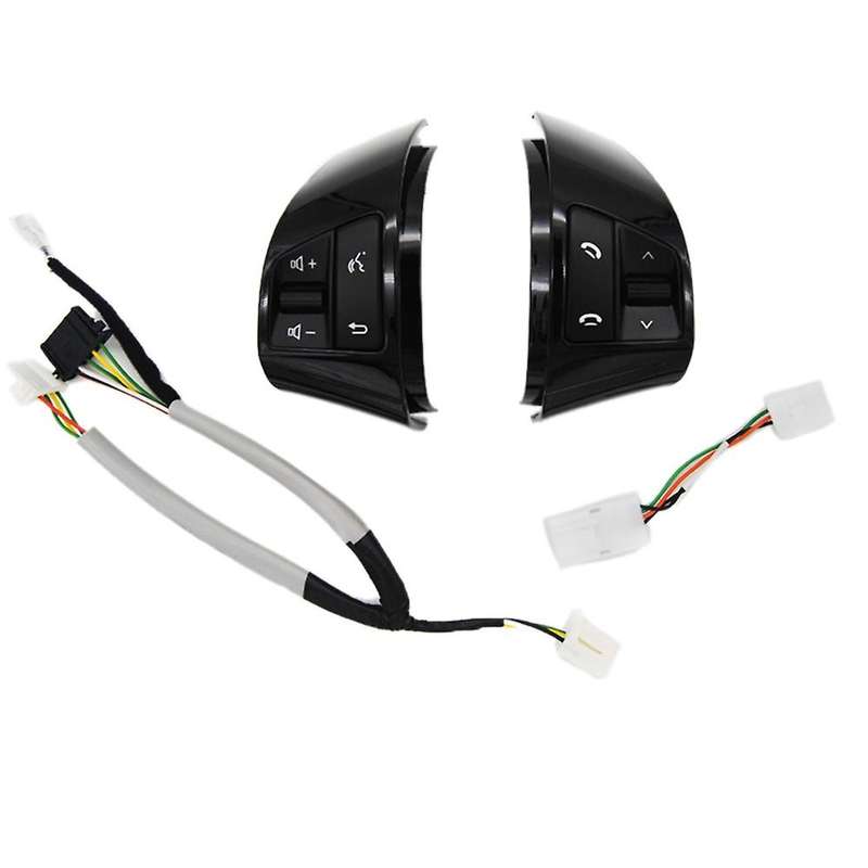 for HD 2008-2016 Multifunction Steering Wheel Control Button Switch Audio Control Black 8 Keys