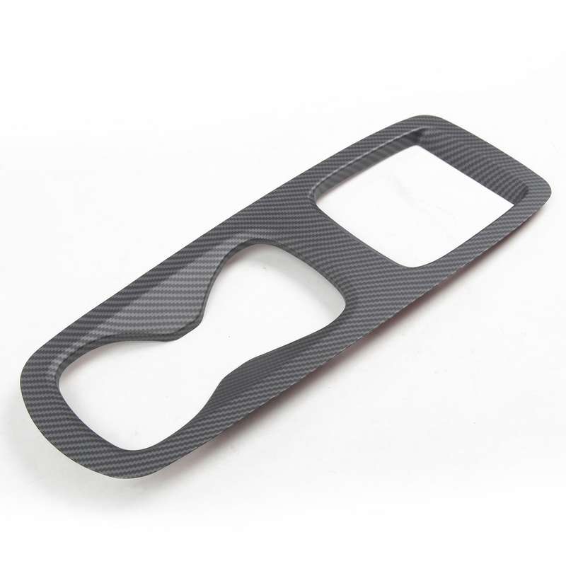 for  ID3 ID4 Car Central Control Cup Holder Panel Cover Trim Decorative Frame Accessories, Matt Carb
