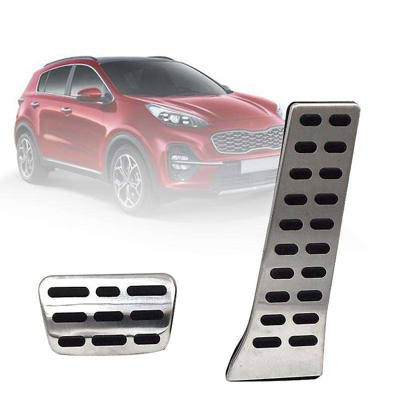 for I40 Santa for QL Sorento KX5 K5 MT AT Stainless Steel Pedal Pad Cover