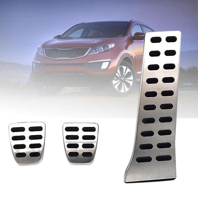 for I40 Santa for QL Sorento KX5 K5 MT AT Stainless Steel Pedal Pad Cover